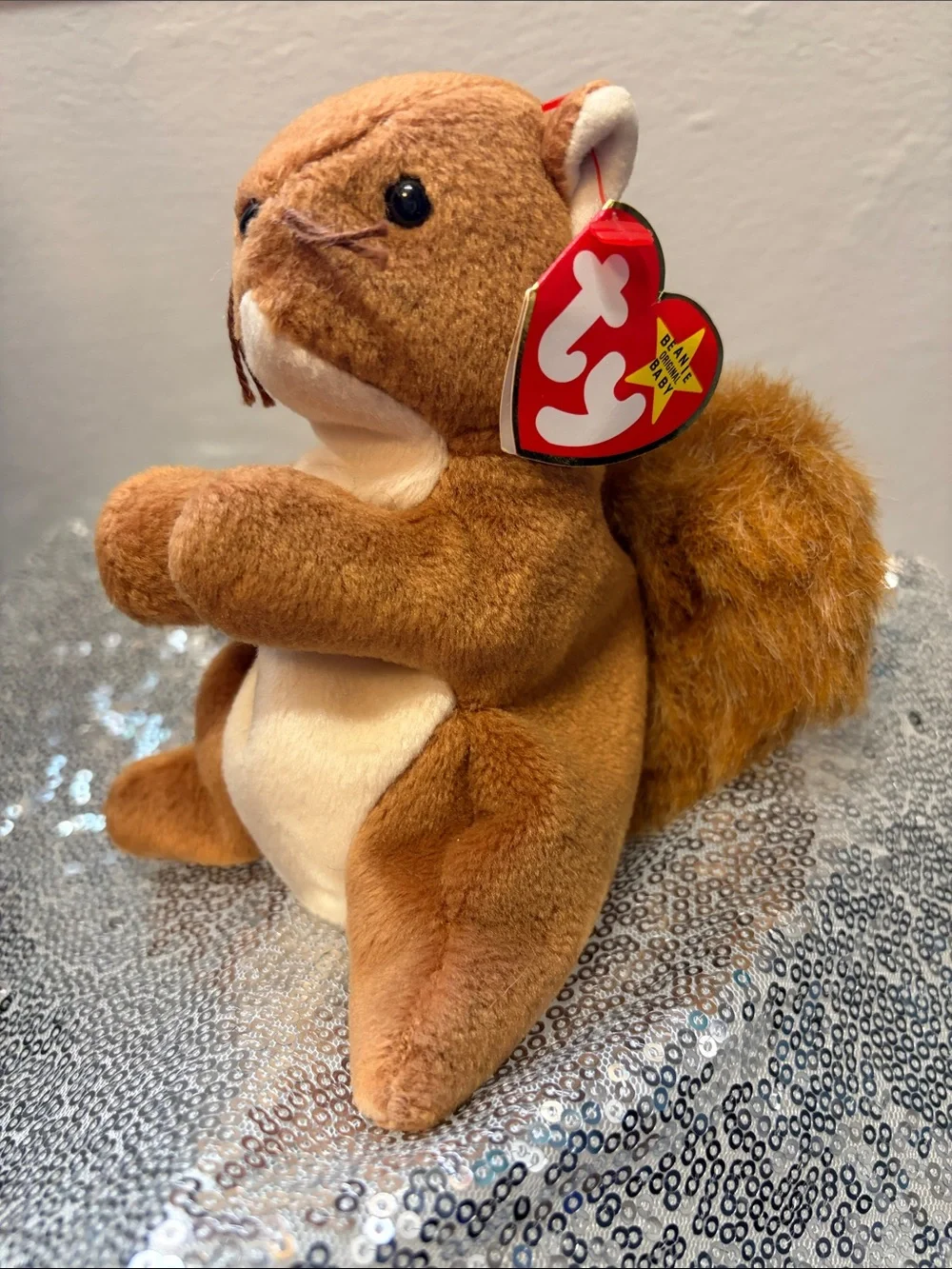 NWT Ty Nuts the Squirrel Beanie Baby